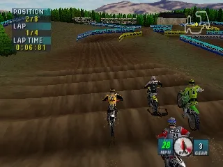 Jeremy McGrath Supercross 2000 gameplay screenshot on N64