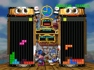 Magical Tetris Challenge gameplay screenshot on N64