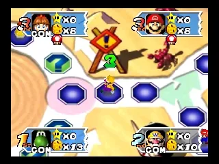 Mario Party 3 gameplay screenshot on N64