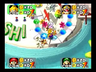 Mario Party gameplay screenshot on N64