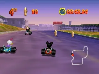 Mickey's Speedway USA gameplay screenshot on N64