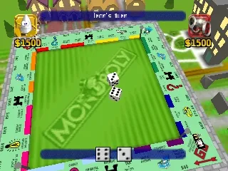 Monopoly gameplay screenshot on N64