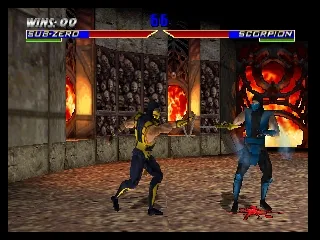 Mortal Kombat 4 gameplay screenshot on N64