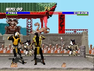 Mortal Kombat Trilogy gameplay screenshot on N64