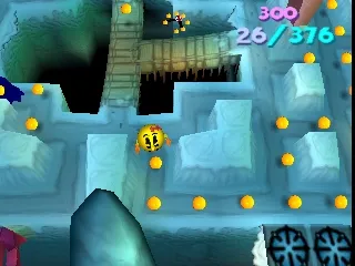 Ms. Pac-Man Maze Madness gameplay screenshot on N64