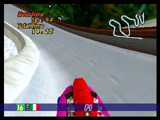 Nagano Winter Olympics '98 gameplay screenshot on N64