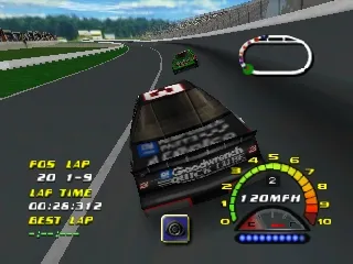NASCAR 2000 gameplay screenshot on N64