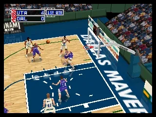 NBA Pro 99 gameplay screenshot on N64