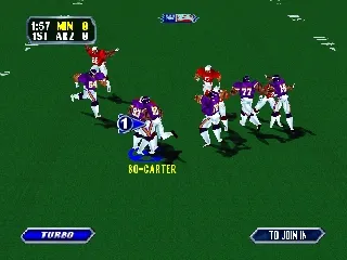 NFL Blitz gameplay screenshot on N64