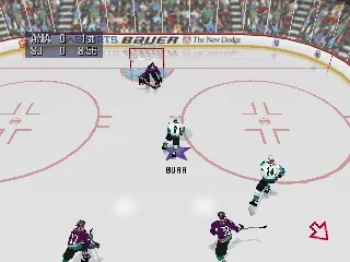 NHL 99 gameplay screenshot on N64