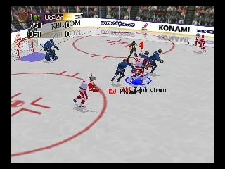 NHL Blades of Steel '99 gameplay screenshot on N64
