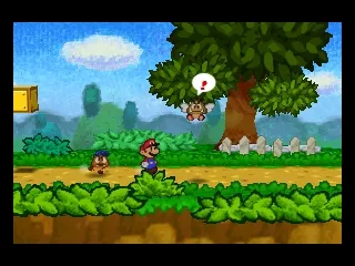 Paper Mario gameplay screenshot on N64
