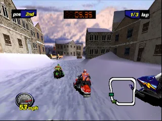 Polaris SnoCross gameplay screenshot on N64