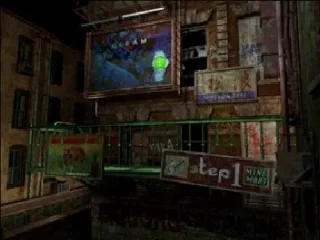 Resident Evil 2 gameplay screenshot on N64