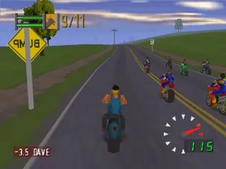 Road Rash 64 gameplay screenshot on N64