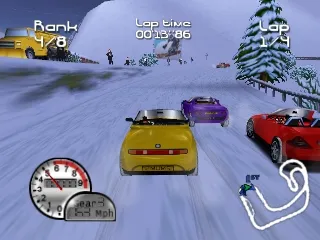 Roadsters gameplay screenshot on N64