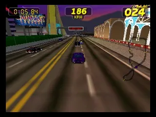 Rush 2: Extreme Racing USA gameplay screenshot on N64