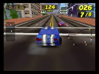 San Francisco Rush: Extreme Racing gameplay screenshot on N64