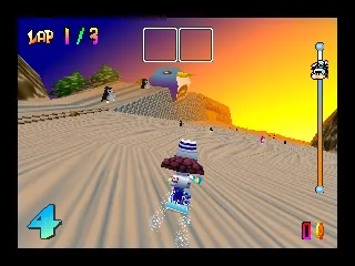 Snowboard Kids gameplay screenshot on N64