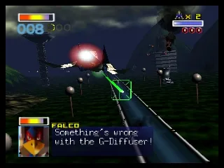 Star Fox 64 gameplay screenshot on N64