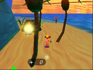 Starshot: Space Circus Fever gameplay screenshot on N64
