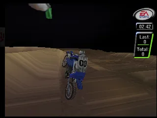 Supercross 2000 gameplay screenshot on N64