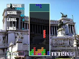 Tetris 64 gameplay screenshot on N64