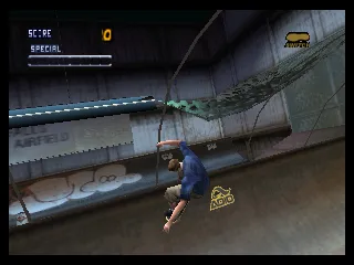 Tony Hawk's Pro Skater 2 gameplay screenshot on N64