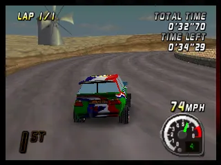 Top Gear Rally gameplay screenshot on N64