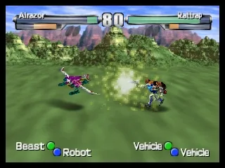 Transformers: Beast Wars Transmetals gameplay screenshot on N64