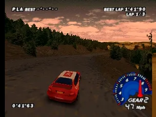 V-Rally: Edition 99 gameplay screenshot on N64