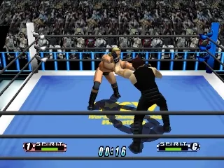 Virtual Pro Wrestling 64 gameplay screenshot on N64