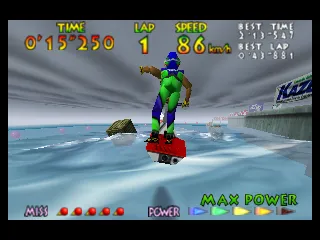 Wave Race 64 gameplay screenshot on N64