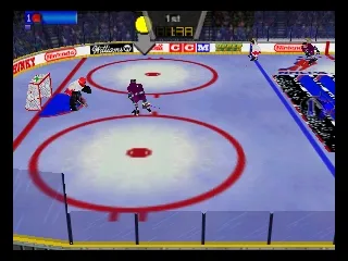 Wayne Gretzky's 3D Hockey gameplay screenshot on N64