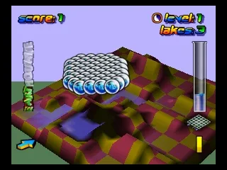 Wetrix gameplay screenshot on N64