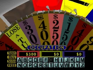 Wheel of Fortune gameplay screenshot on N64