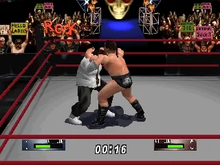 WWF WrestleMania 2000 gameplay screenshot on N64