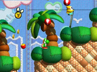 Yoshi's Story gameplay screenshot on N64