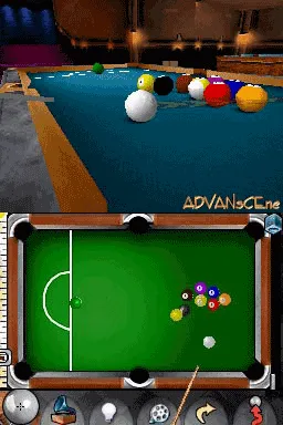 Actua Pool gameplay screenshot on DS