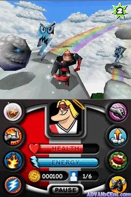 AFL Mascot Manor gameplay screenshot on DS