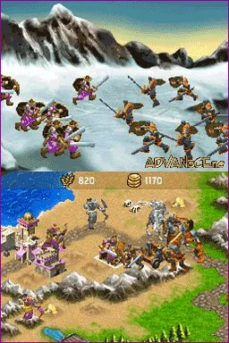 Age of Empires: The Age of Kings gameplay screenshot on DS