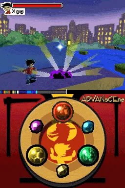 American Dragon: Jake Long – Attack of the Dark Dragon gameplay screenshot on DS