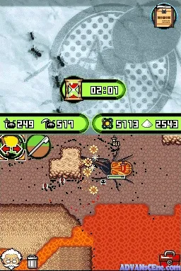 Ant Nation gameplay screenshot on DS