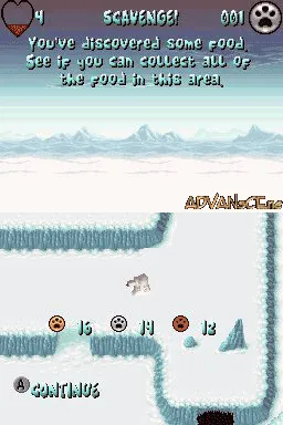 Arctic Tale gameplay screenshot on DS