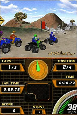 ATV: Quad Frenzy gameplay screenshot on DS
