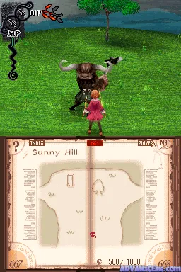 Avalon Code gameplay screenshot on DS