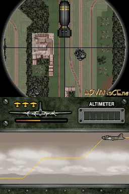 B-17: Fortress in the Sky gameplay screenshot on DS