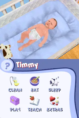 Baby Pals gameplay screenshot on DS