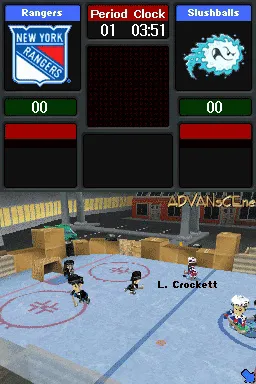 Backyard Hockey gameplay screenshot on DS