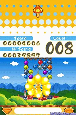 Balloon Pop gameplay screenshot on DS